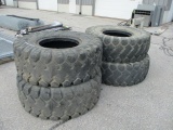 (4) Road Warrior Loader Tires