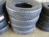 (4) ST235/85R16 Radial Trailer Tires