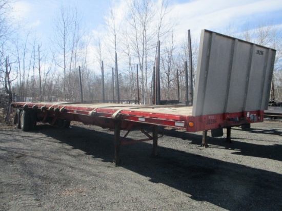1990 Fontaine 45' Tandem Axle Flat Bed Trailer