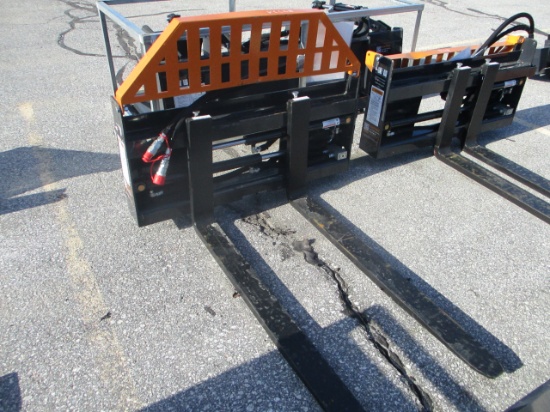 Wolverine 48" Hydraulic Adjustable Pallet Forks