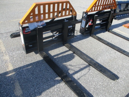 Wolverine 48" Hydraulic Adjustable Pallet Forks
