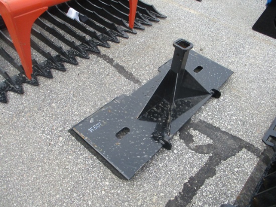 Skid Steer Hitch Recevier Plate