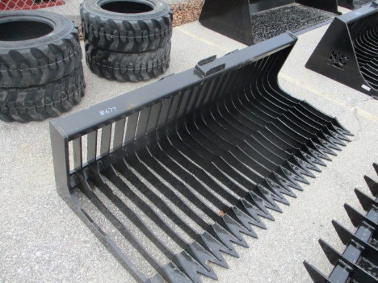 72" Low Side Fine Skeleton Bucket