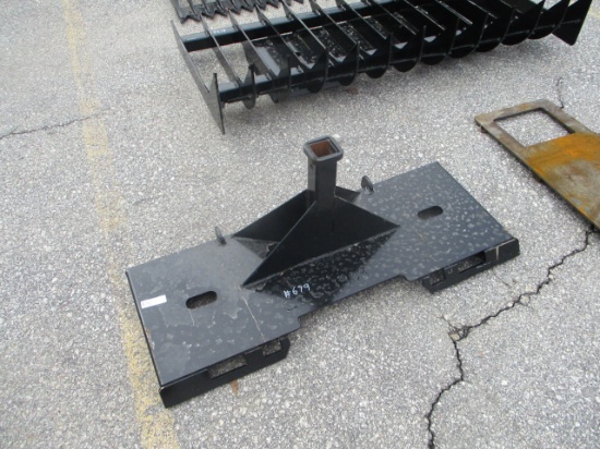 Skid Steer Hitch Recevier Plate