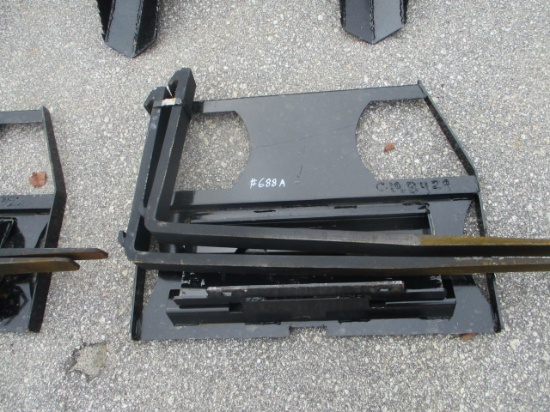 36" Mini Skid Steer Fork Frame and Forks