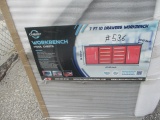 Red 7' 10 Drawer Work Bench