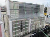 Stainless Steel 10' 30 Drawer Work Bench