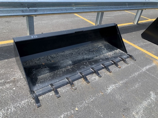 78" Swict Skid Steer Bucket w/ Teeth