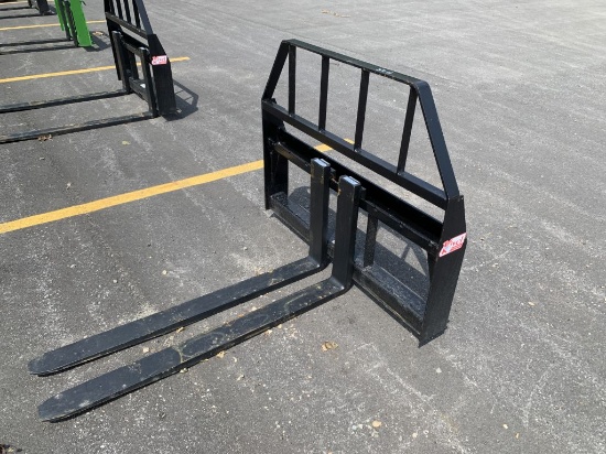 48" Kivel Skid Steer Pallet Fork attachment