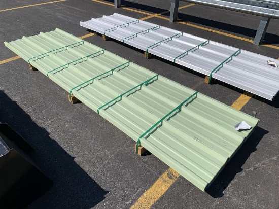 24 Gauge "Green" Painted Roof Panels