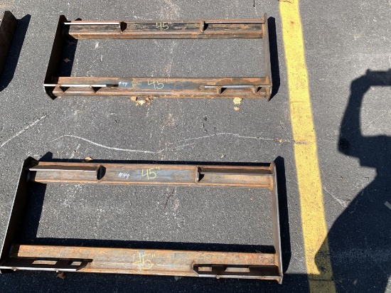 (2) Formed Skid Steer Frames