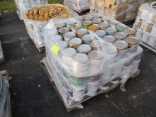 Pallet of Misc. Gallon Sized Paint