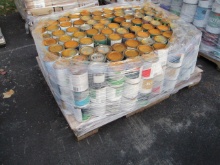 Pallet of Misc. Quart Sized Paint