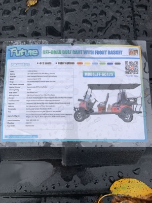 FUTURE Off-Road Golf Cart