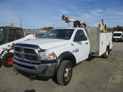 2015 Ram 5500 Service Body and Crane Truck
