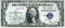 One Dollar Bill, 1935 Series, SN: B12662993H, DOUBLE SIGNED BY GARY PRIEST TREASURER OF THE UNITED S