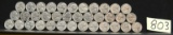 1960, 1970, 1980's Jefferson Nickels