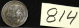 1893 Silver Half Dollar Columbus Commemorative Coin