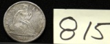 1875-CC Liberty Seated Silver Half Dollar