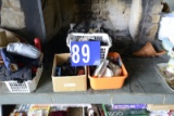 (3) Boxes-Sunglasses, Shoeshine, Misc. and TV Remotes