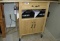 ROLLING PRINTER CART ONE DRAWER/2 DOORS DROP LEAF