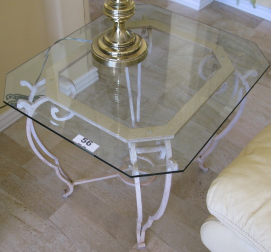 GLASS TABLE 2' X 28"
