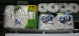 LARGE LOT OF TOILET PAPER AND SCOTT TOWEL