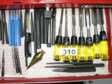 DRAWER IN TOOL CHEST CHISELS