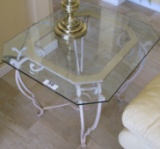 GLASS TABLE 2' X 28