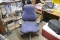 BLUE SECRETARY CHAIR