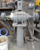 BUFFING WHEEL ON PEDESTAL