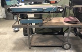 HORIZONTAL BELT SANDER WITH CART