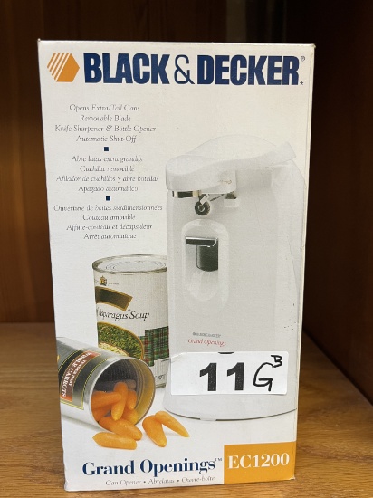 Black & Decker EC1200 Grand Openings Can Opener