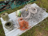 MISC. ELECTRIC FENCE WIRE AND BALE TWINE