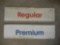 Regular and Premium Gas Signage