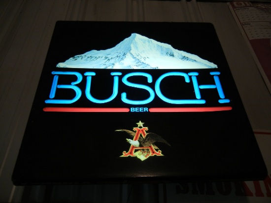 Busch Sign Lighted
