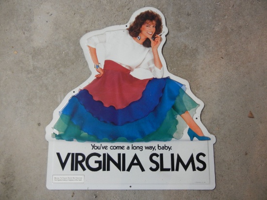 Virginia Slims Tin Sign