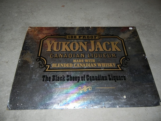 Yukon Jack Canadian Liquor Sign