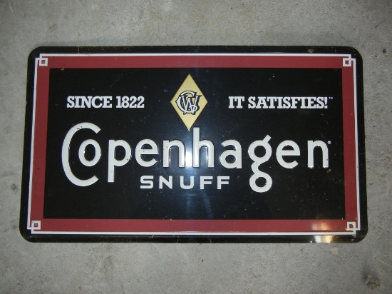 Copenhagen Snuff Tin Sign