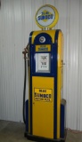 Blue Sunoco Antique Gas Pump