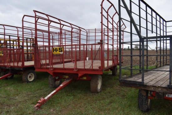 H&S 9'x18' Metal Rack Wagon