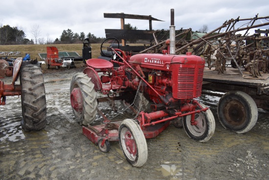 Farmall Super A with belly mower