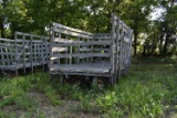 10x14 wooden basket wagon