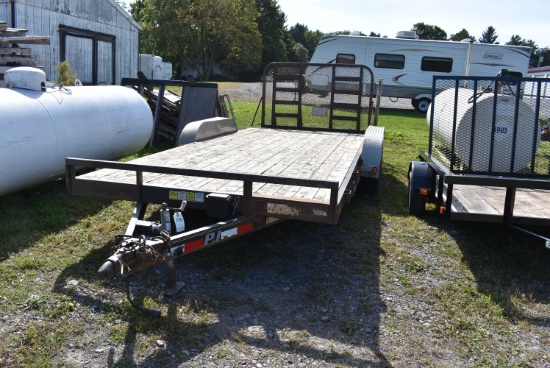 2014 PJ Trailer w/Tailgate Ramps, 7'x16'