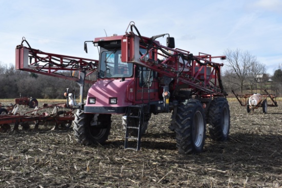 CIH SPX 3150 sprayer, 2,687 hrs, Agleader autoswath, 90' booms
