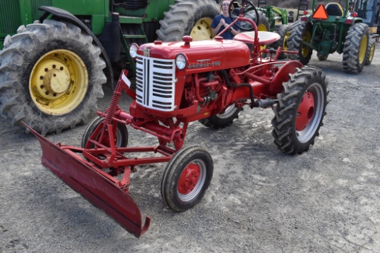 Farmall Cub With Snow Plow With 2 Weights