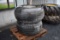 (1) Titan and (1) American Farmer 19L-15.1 SL tires on rims