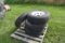 (4) Radial ST Triangle tires on rims