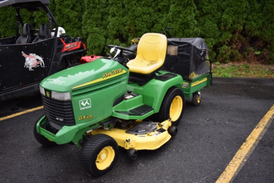 2003 JD GX335 mower w/48" deck, MC519 bagger