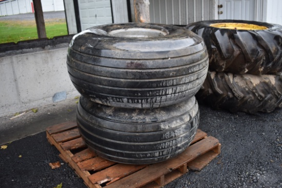 (1) Titan and (1) American Farmer 19L-15.1 SL tires on rims